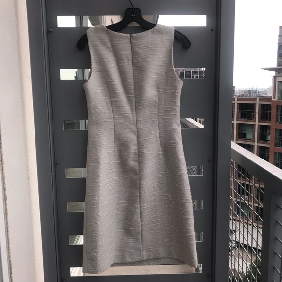 NWT Banana Republic Champagne Shine Shift Dress - Picture 3 of 7